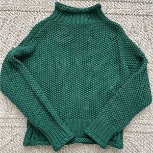 She & Sky Green Knit Sweater